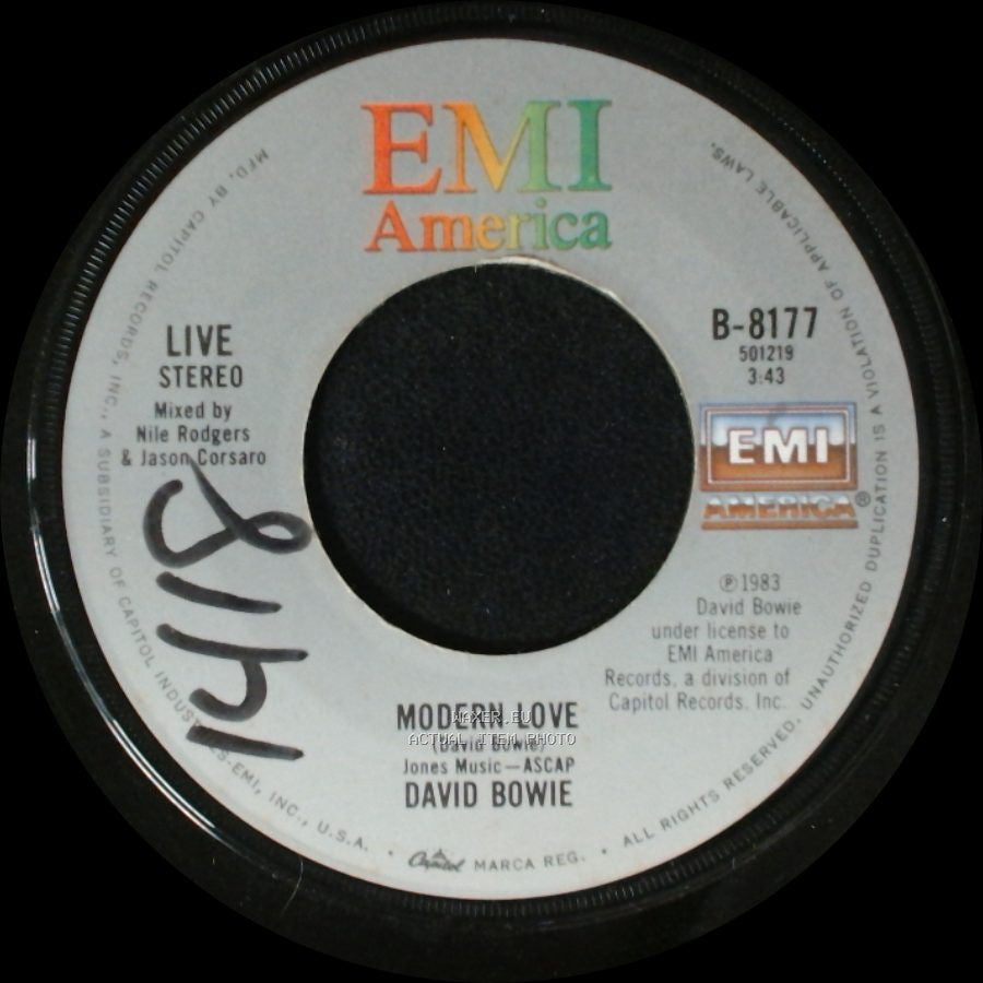 David Bowie - Modern Love / Modern Love side A