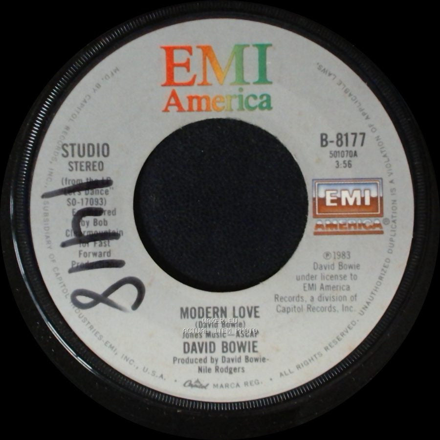 David Bowie - Modern Love / Modern Love side B
