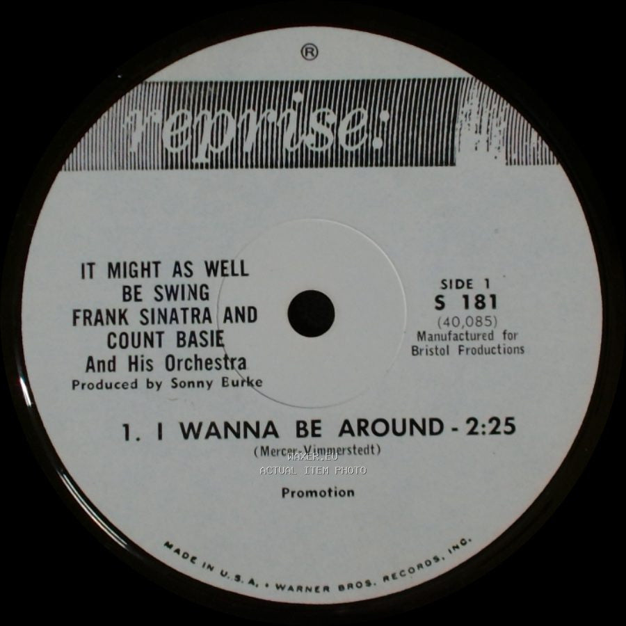 Frank Sinatra And Count Basie And His Orchestra - I Wanna Be Around / The Best Is Yet To Come side A