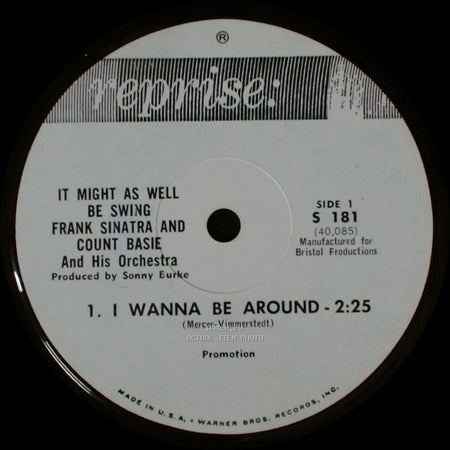 Frank Sinatra And Count Basie And His Orchestra - I Wanna Be Around / The Best Is Yet To Come side A