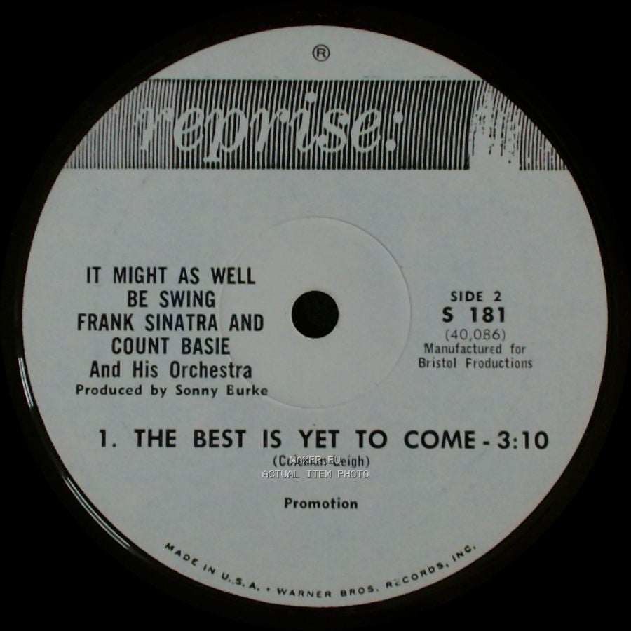 Frank Sinatra And Count Basie And His Orchestra - I Wanna Be Around / The Best Is Yet To Come side B