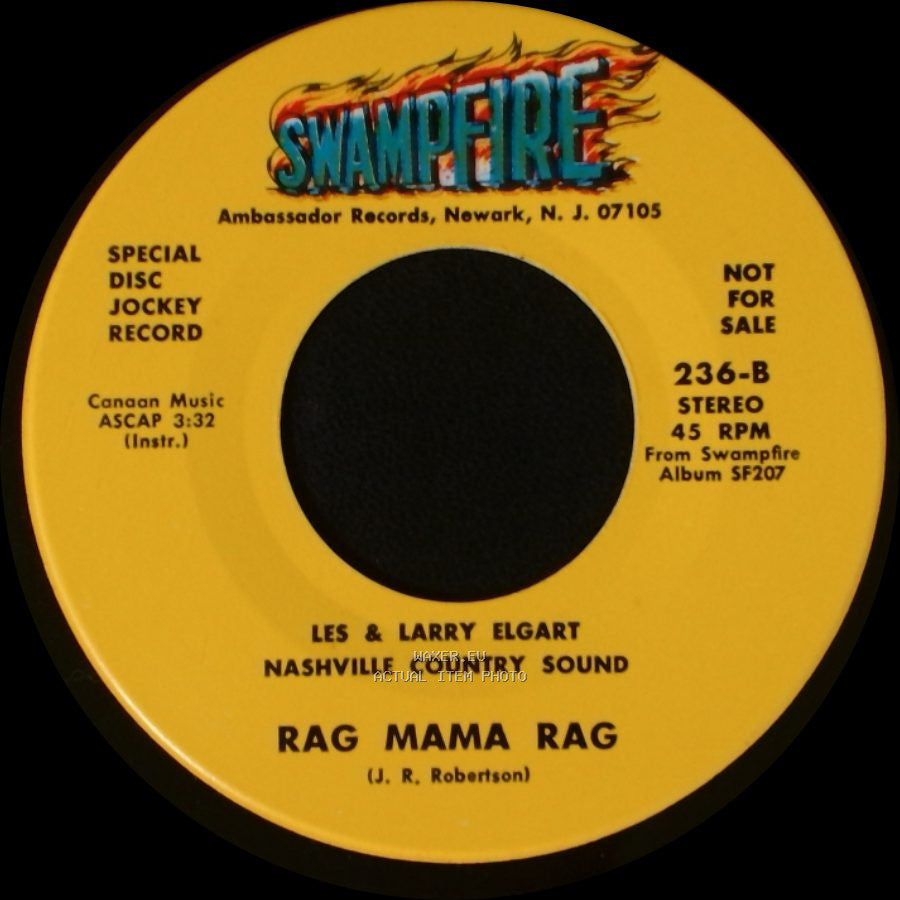 Les & Larry Elgart / Les & Larry Elgart Nashville Country Sound - Bridge Over Troubled Water / Rag Mama Rag side B