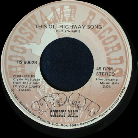 Super Grit Cowboy Band / Cowboy Band - If You Don't Know Me By Now / This Ol' Highway Song side B
