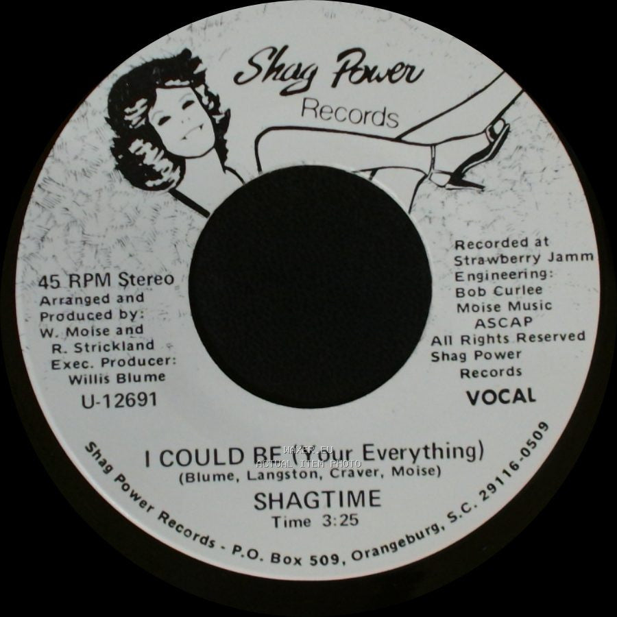 Shagtime - Mr. Beach / Shag Time / I Could Be (Your Everything) side B