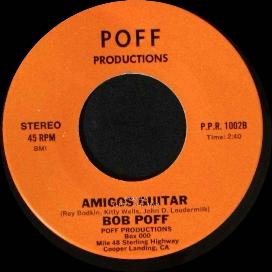Bob Poff - Amigos Guitar / Cool Water side A