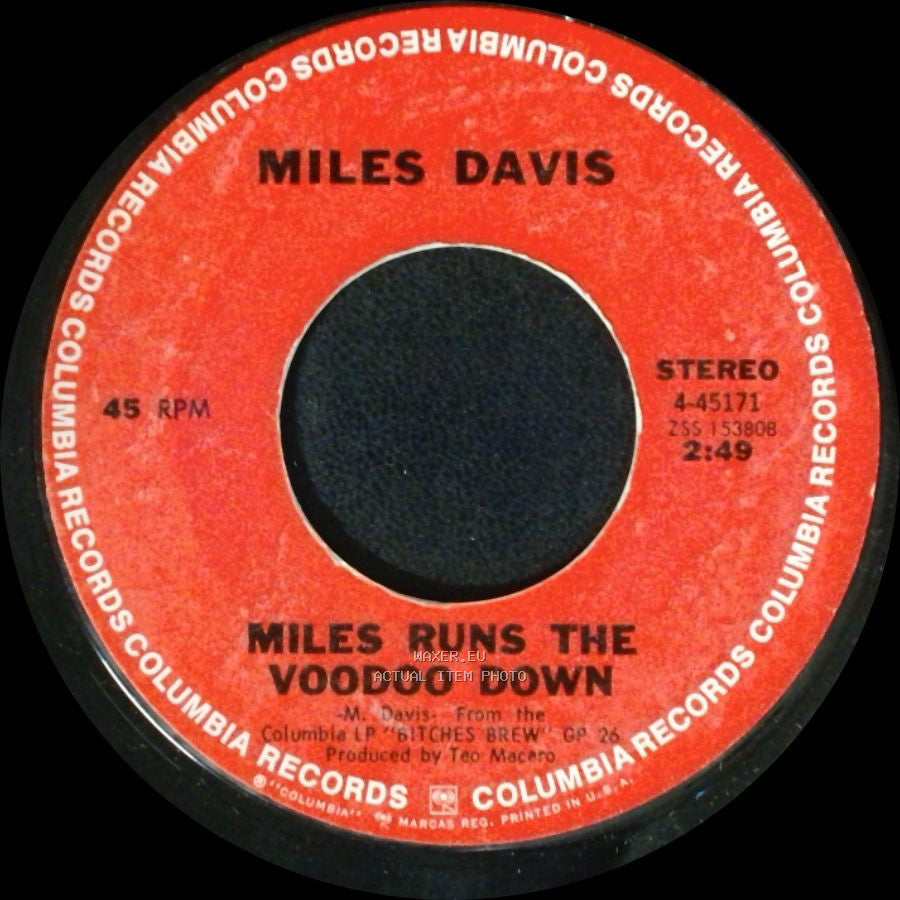 Miles Davis - Miles Runs The Voodoo Down / Spanish Key side A