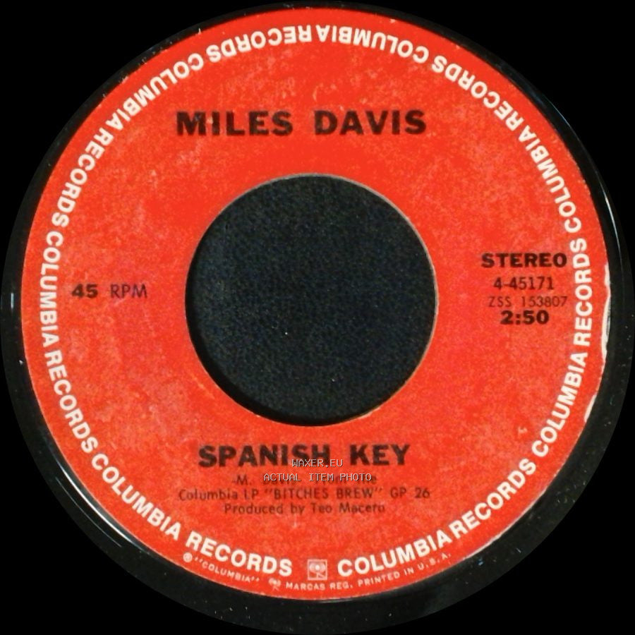 Miles Davis - Miles Runs The Voodoo Down / Spanish Key side B
