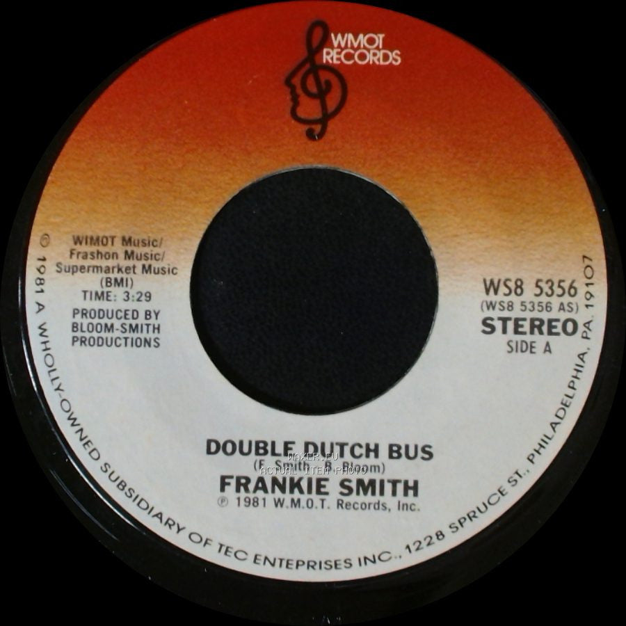 Frankie Smith - Double Dutch Bus / Double Dutch side A