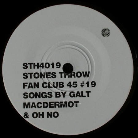 Galt Macdermot & Oh No - Songs By Galt Macdermot & Oh No / Unknown Title B side A