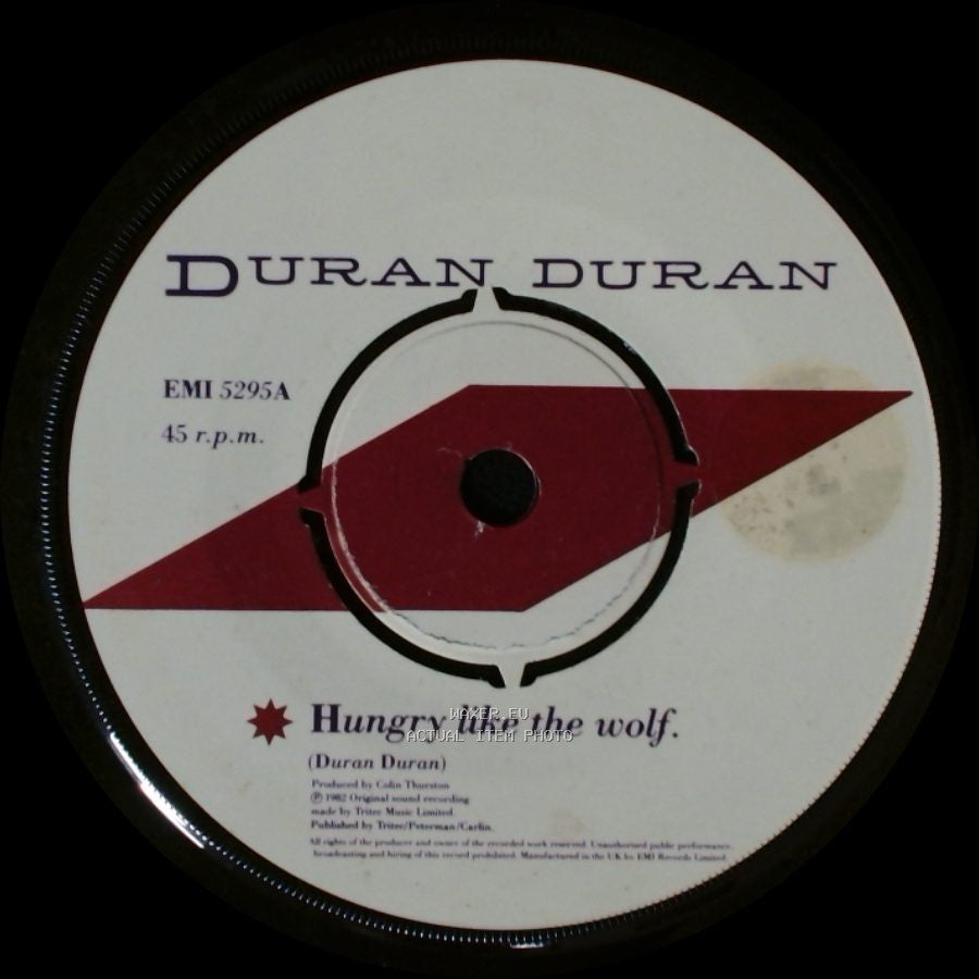 Duran Duran - Hungry Like The Wolf / Careless Memories (Live Version) side A