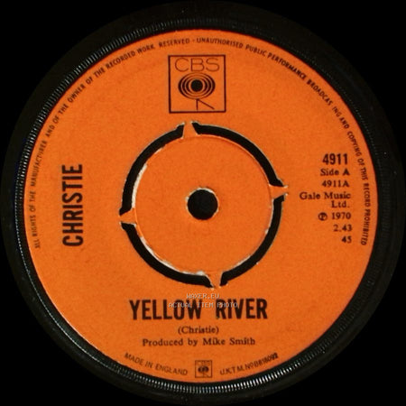 Christie - Yellow River / Down The Mississippi Line side A