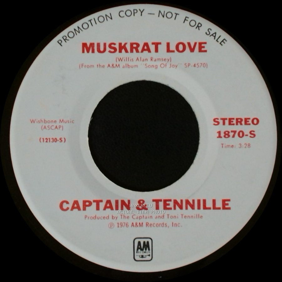 Captain & Tennille - Muskrat Love / Muskrat Love side A