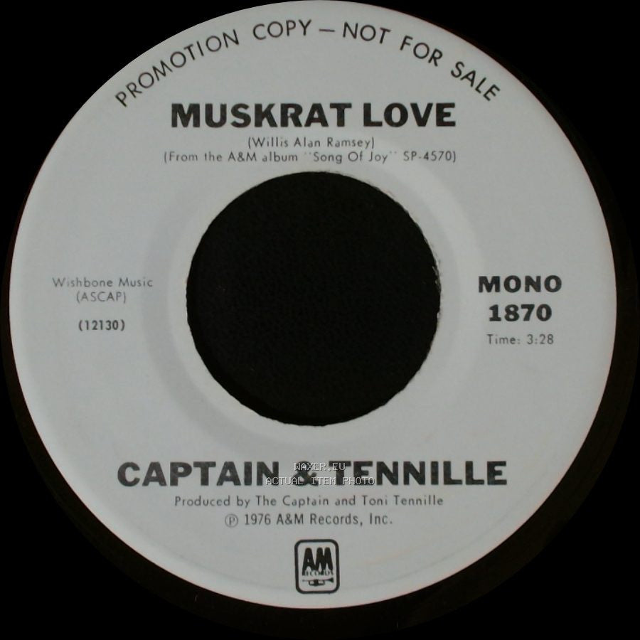 Captain & Tennille - Muskrat Love / Muskrat Love side B