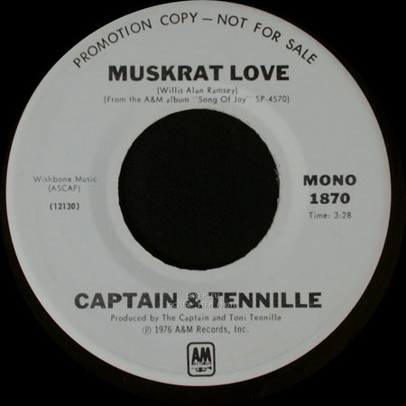 Captain & Tennille - Muskrat Love / Muskrat Love side B