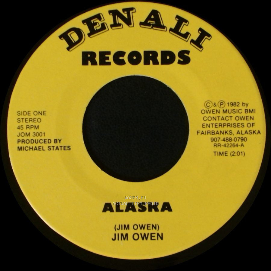 Jim Owen - Alaska / My Heart Beats For You side A