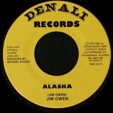 Jim Owen - Alaska / My Heart Beats For You side A