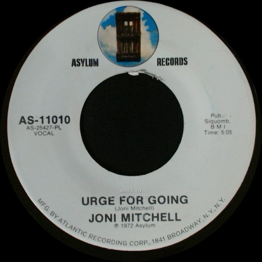 Joni Mitchell - Urge For Going / You Turn Me On, I'm A Radio side A