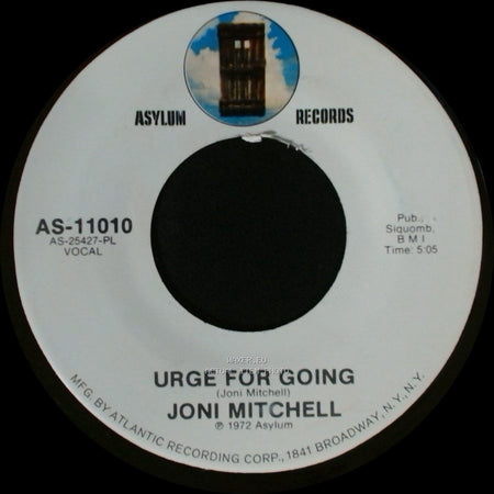 Joni Mitchell - Urge For Going / You Turn Me On, I'm A Radio side A