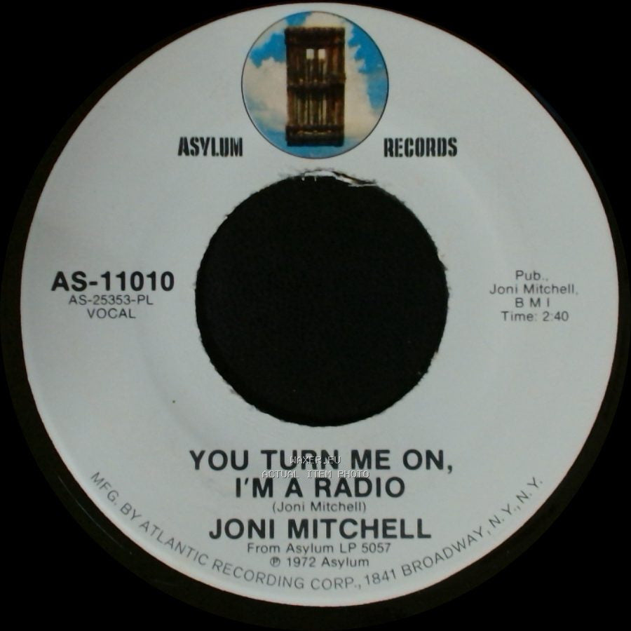 Joni Mitchell - Urge For Going / You Turn Me On, I'm A Radio side B