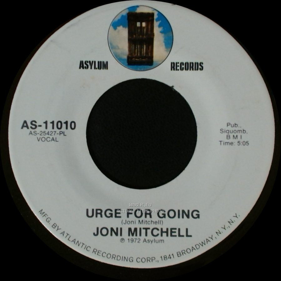 Joni Mitchell - Urge For Going / You Turn Me On, I'm A Radio side A