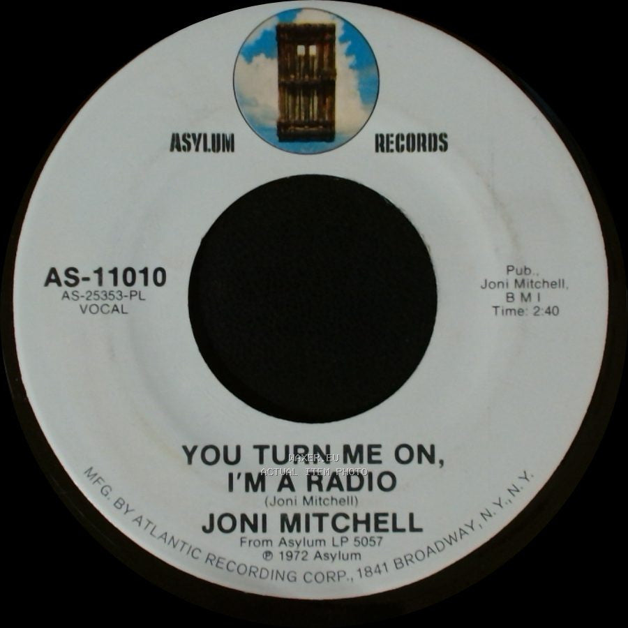 Joni Mitchell - Urge For Going / You Turn Me On, I'm A Radio side B