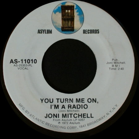 Joni Mitchell - Urge For Going / You Turn Me On, I'm A Radio side B