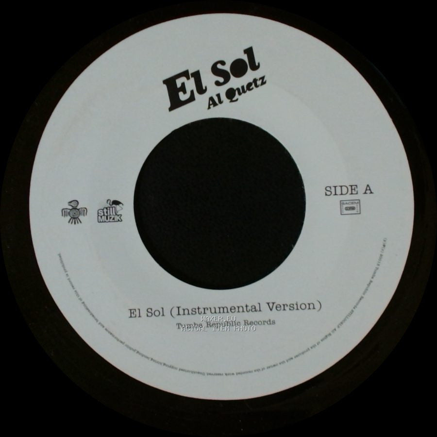 Al Quetz - El Sol (Instrumental Version) / Fruits (Dub Version) side A