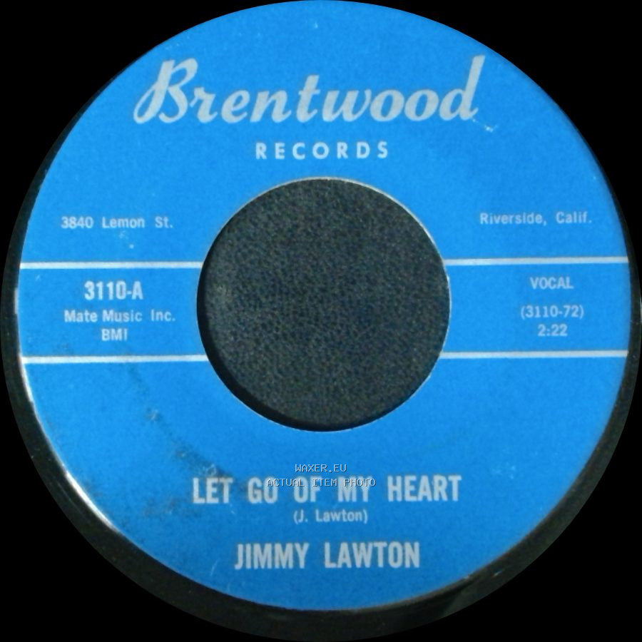 Jimmy Lawton - Small Talk / Let Go Of My Heart side B