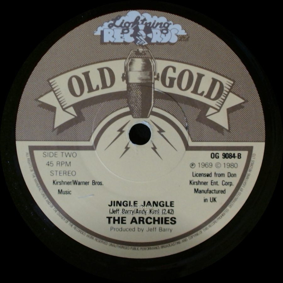 The Archies - Sugar Sugar / Jingle Jangle side B