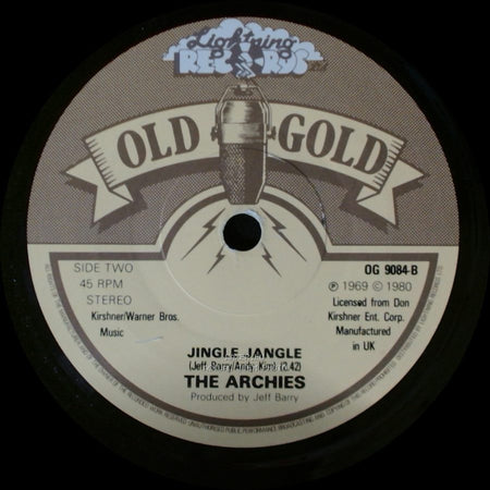 The Archies - Sugar Sugar / Jingle Jangle side B