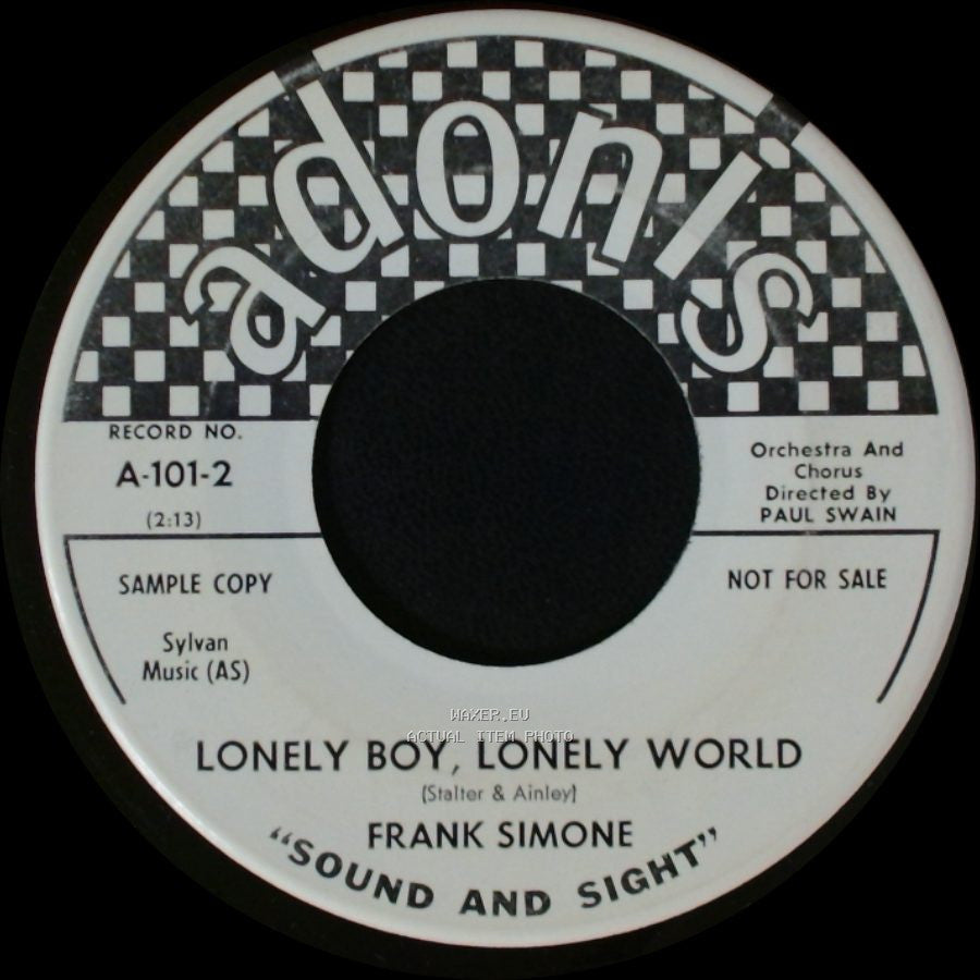 Frank Simone - Lonely Boy, Lonely World / Climb Every Mountain side A