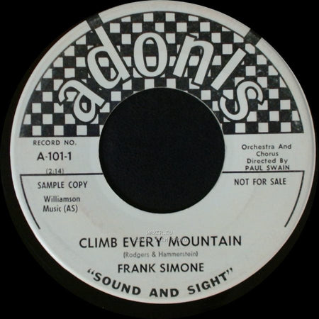 Frank Simone - Lonely Boy, Lonely World / Climb Every Mountain side B