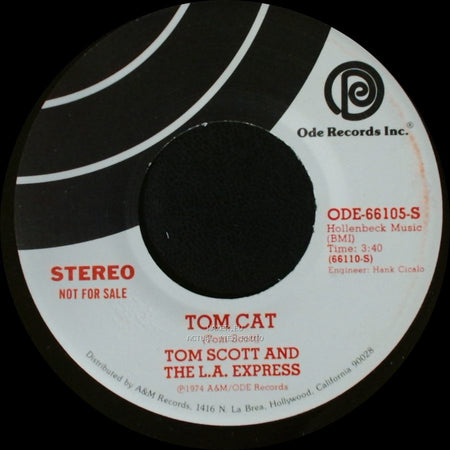 Tom Scott And The L.A. Express - Tom Cat / Tom Cat side A