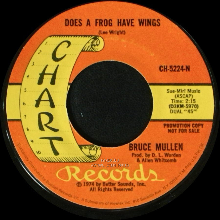 Bruce Mullen - Does A Frog Have Wings / No Chains On Me side A
