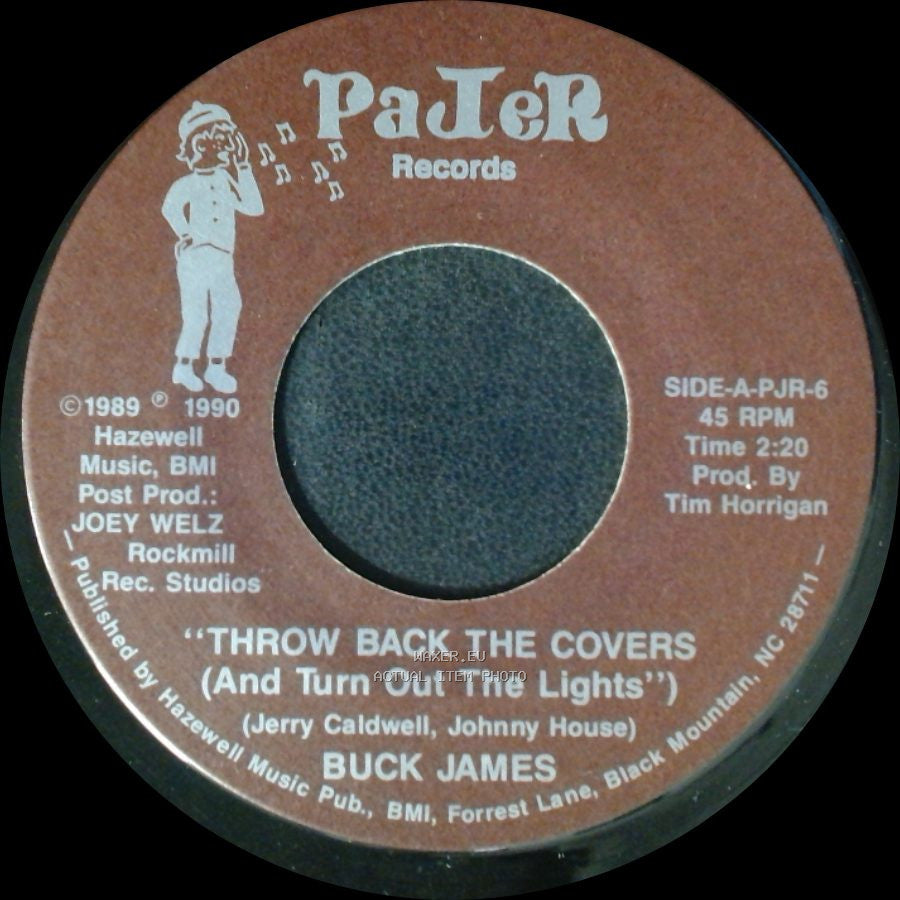 Buck James - I Want You (Ode To John Lennon) / Throw Back The Covers (And Turn Out The Lights) side B