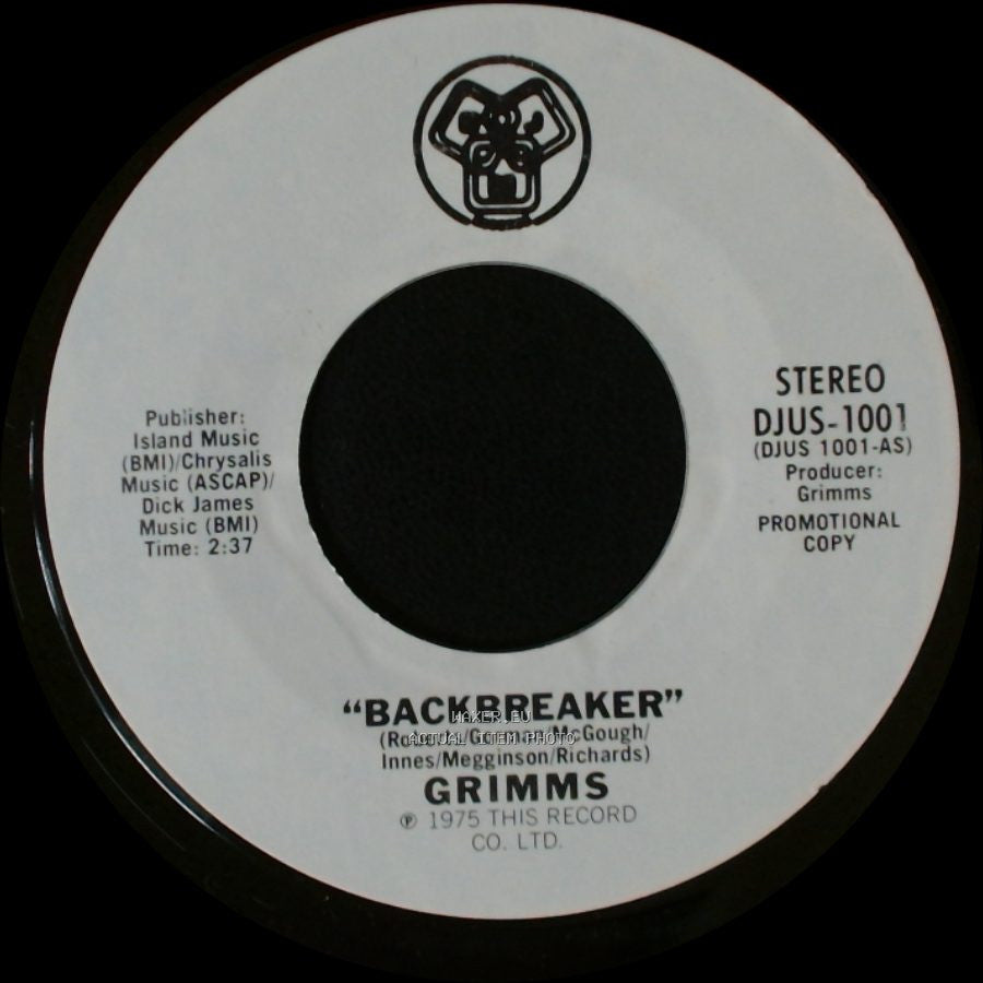 Grimms - Backbreaker / Backbreaker side A