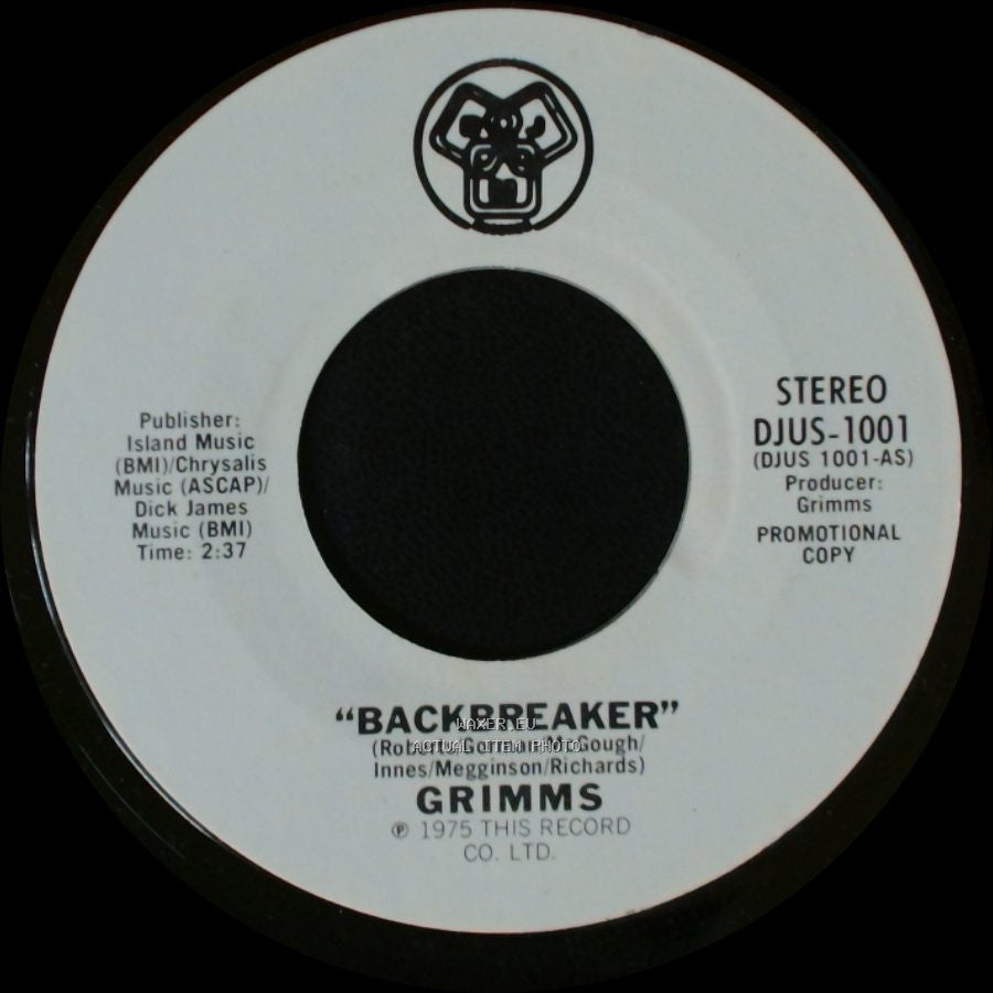 Grimms - Backbreaker / Backbreaker side A