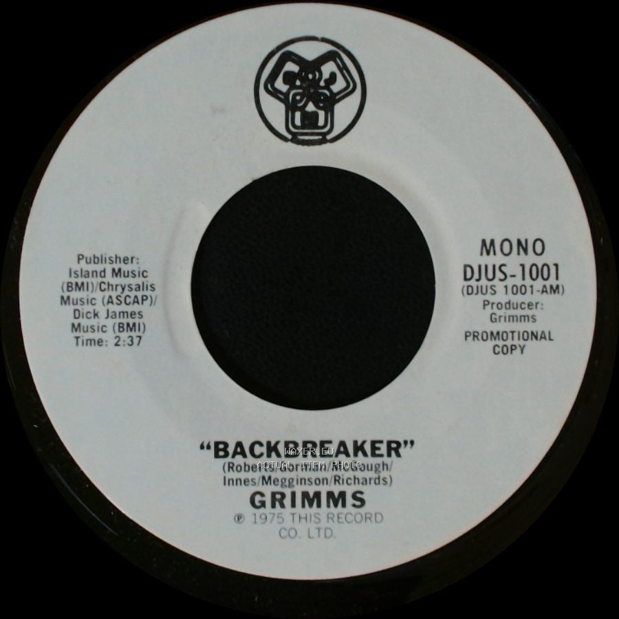 Grimms - Backbreaker / Backbreaker side B