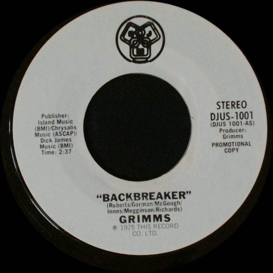 Grimms - Backbreaker / Backbreaker side B