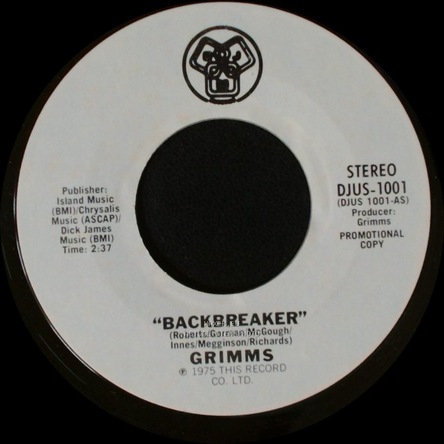 Grimms - Backbreaker / Backbreaker side B