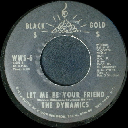 The Dynamics - Voyage Thru The Mind / Let Me Be Your Friend side B
