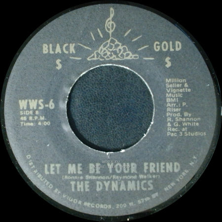 The Dynamics - Voyage Thru The Mind / Let Me Be Your Friend side B