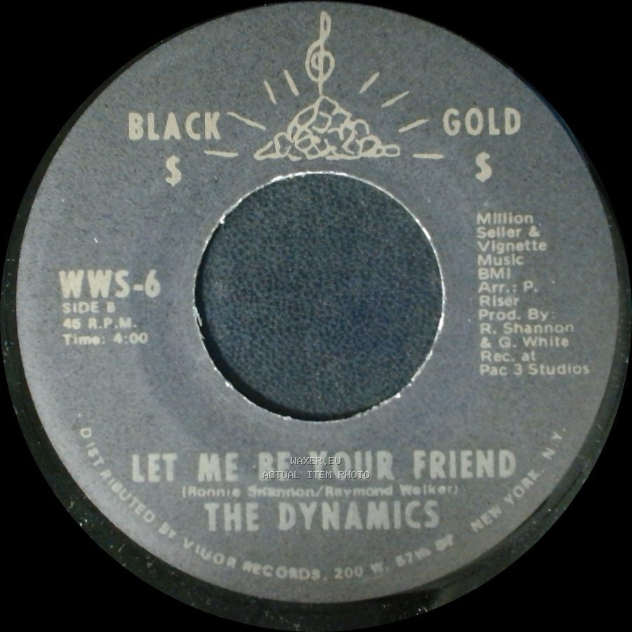 The Dynamics - Voyage Thru The Mind / Let Me Be Your Friend side B