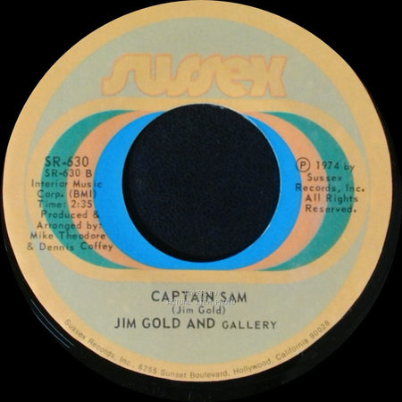 Jim Gold And Gallery - Living Next Door To Alice / Captain Sam side B