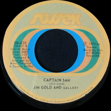 Jim Gold And Gallery - Living Next Door To Alice / Captain Sam side B