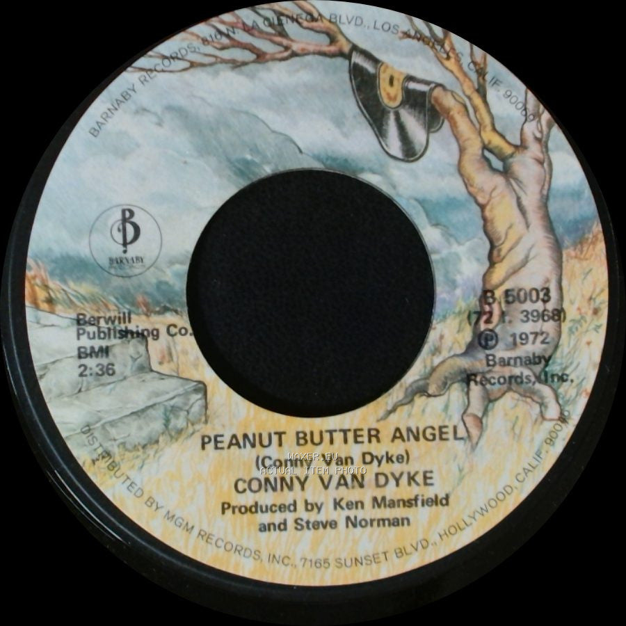 Conny Van Dyke - Peanut Butter Angel / Country Rain side A