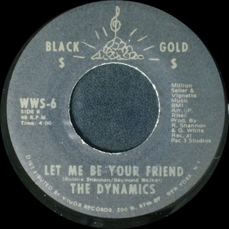 The Dynamics - Voyage Thru The Mind / Let Me Be Your Friend side B