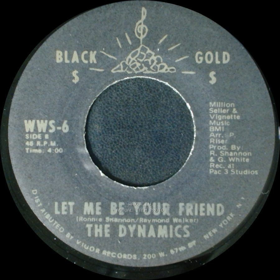 The Dynamics - Voyage Thru The Mind / Let Me Be Your Friend side B