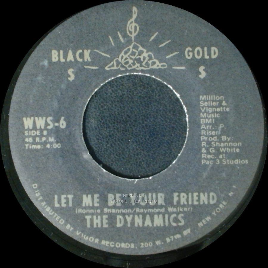 The Dynamics - Voyage Thru The Mind / Let Me Be Your Friend side B