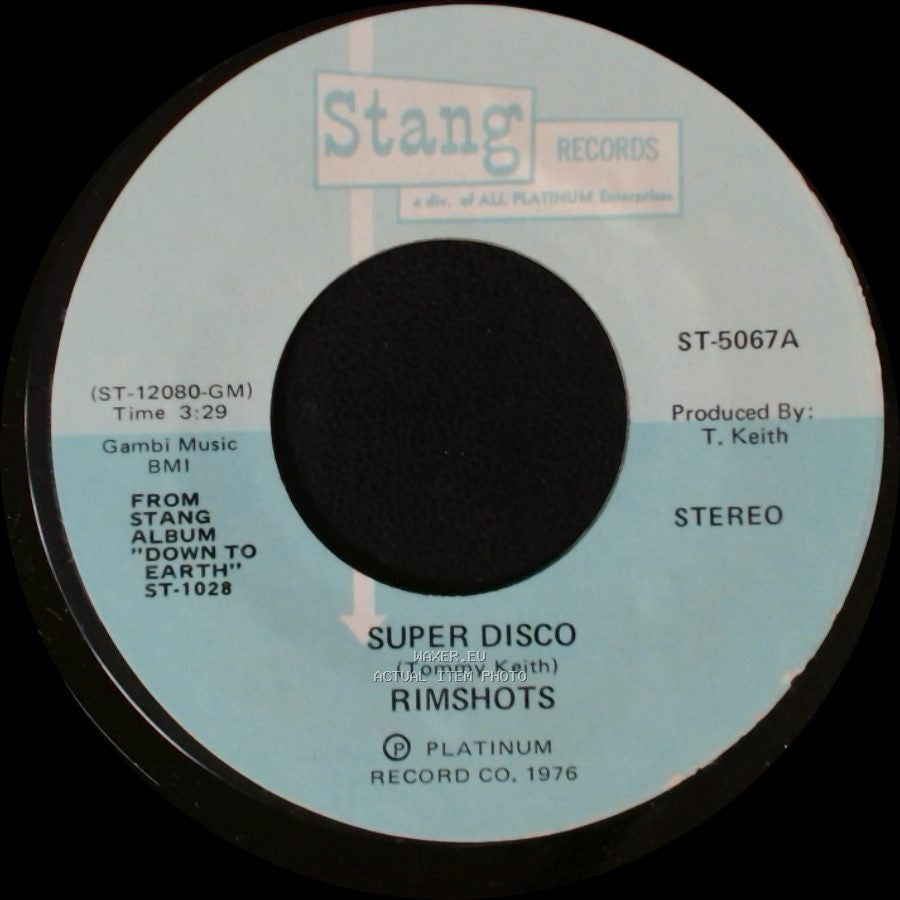 Rimshots - Super Disco / Groove Bus side A